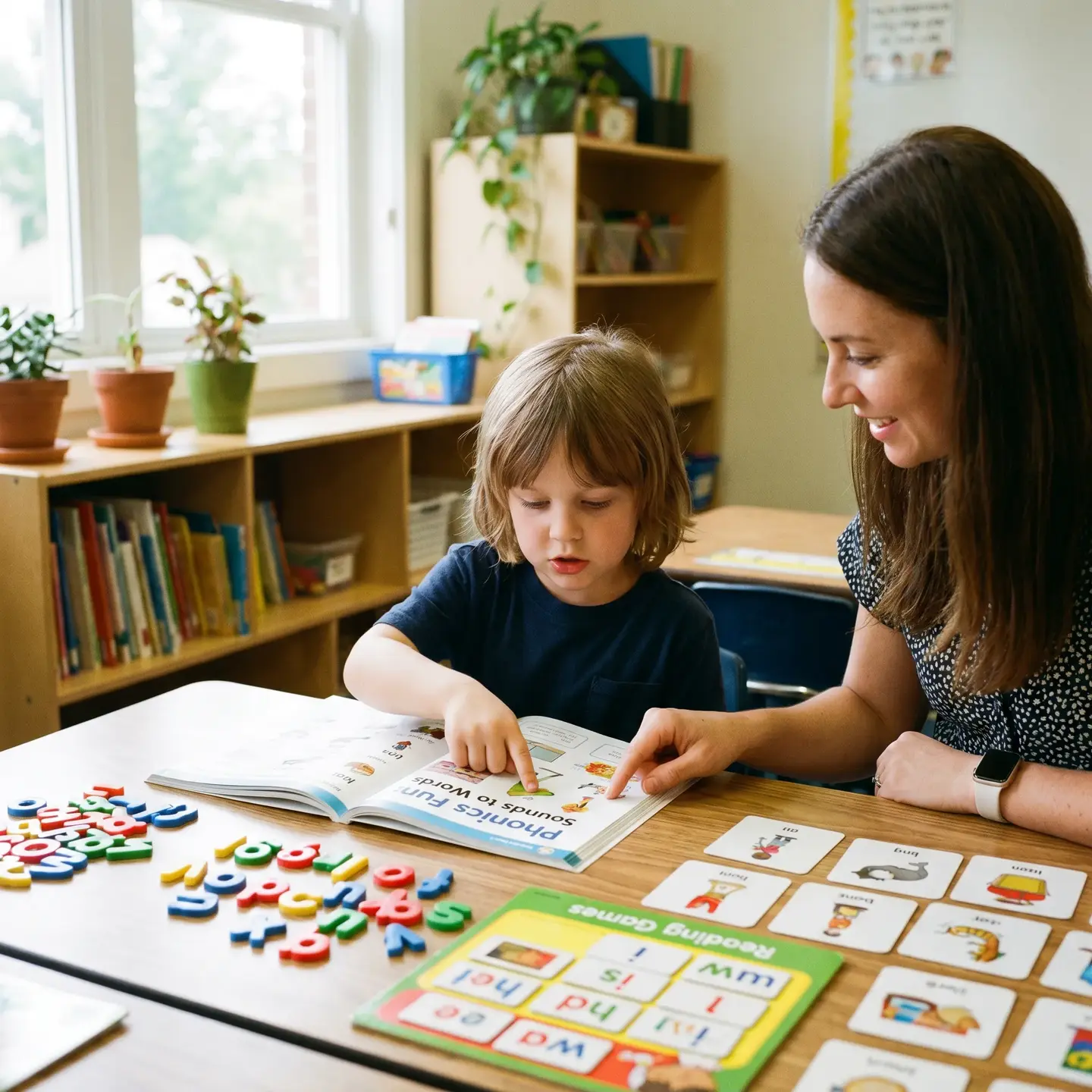 Child reading practice support
