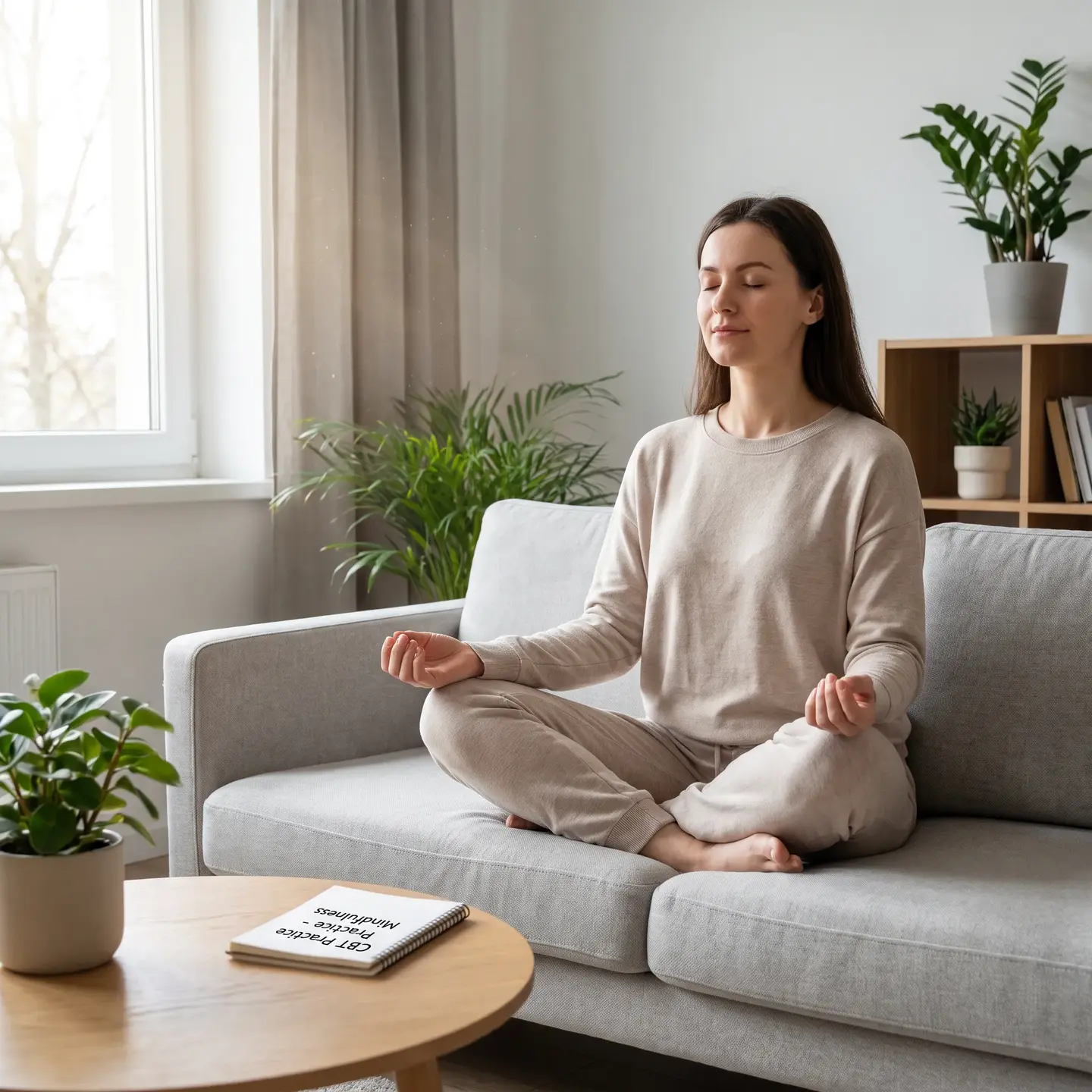 Mindfulness practice during CBT