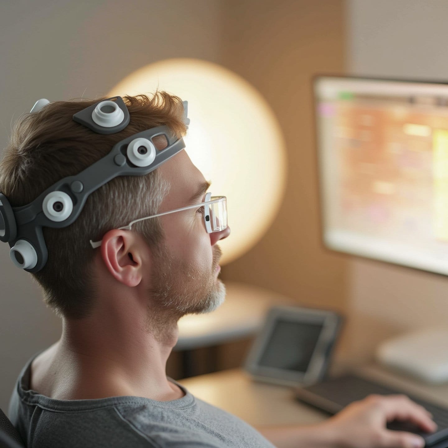 Neurofeedback session for ADHD treatment