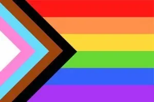 Progress Pride Flag – We welcome and affirm all identities