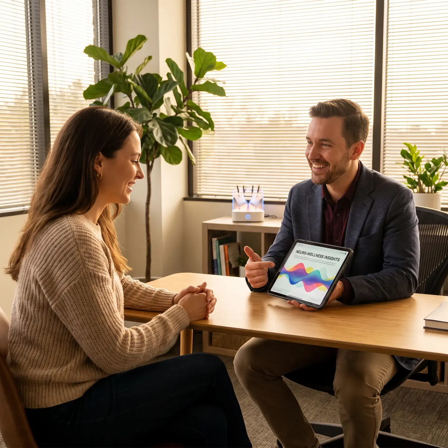 Therapist providing personal recommendation